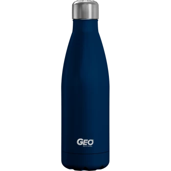 Нержавіюча пляшка/термос з матовим покриттям, 0,5 л, синя
