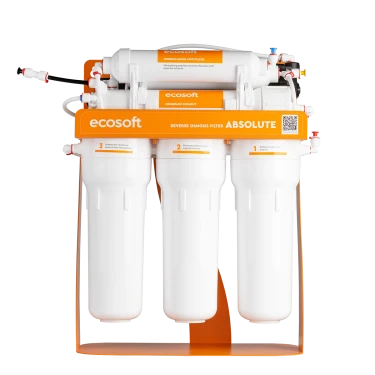 Фильтр обратного осмоса Ecosoft Absolute с минерализатором с помпой на станине (MO675MPSECO)