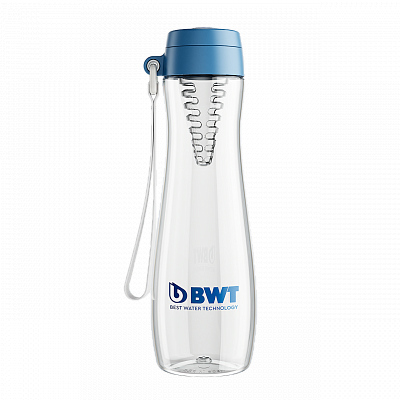 Бутылка BWT синяя со вставкой