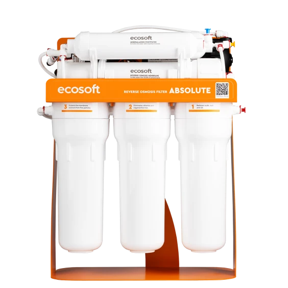 Фильтр обратного осмоса Ecosoft Absolute с минерализатором с помпой на станине (MO675MPSECO)